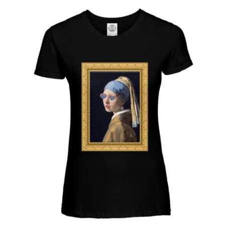 Maglia donna la ragazza col turbante Arte