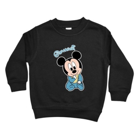 Felpa bambino personalizzata con nome sweet topolino