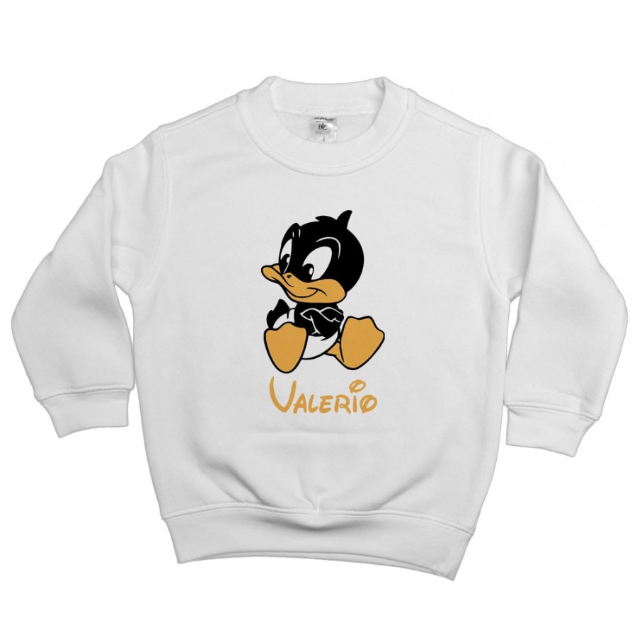 Felpa bambino personalizzata con nome baby duffy Cartoon