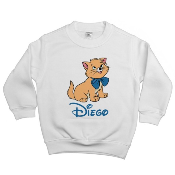 Felpa bambino personalizzata con nome matisse Cartoon