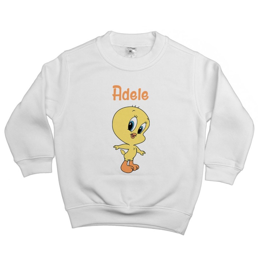 Felpa bambina personalizzata con nome baby titti Cartoon