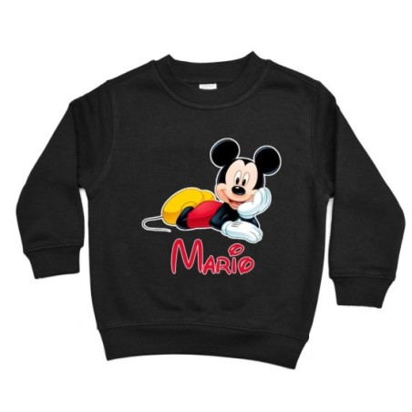 Felpa bambino personalizzata con nome mouse
