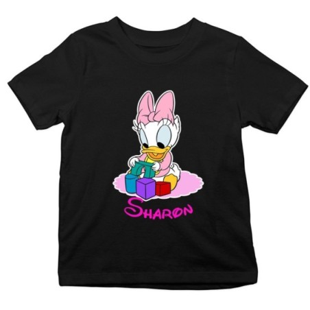 T-shirt bambina personalizzata con nome baby paperina