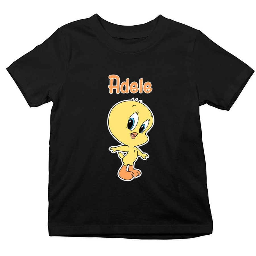 T-shirt bambina personalizzata con nome baby titti Cartoon