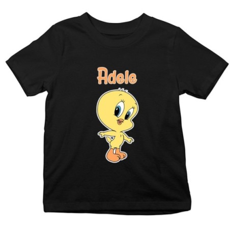 T-shirt bambina personalizzata con nome baby titti Cartoon