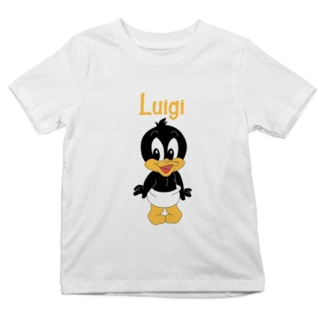 T-shirt bambino personalizzata con nome baby duffy
