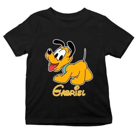 T-shirt bambino personalizzata con nome baby pluto