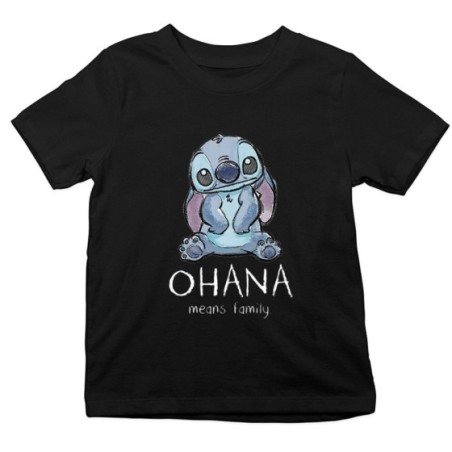 T-shirt bambino con stitch ohana means family Cartoon