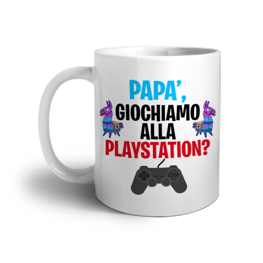 Tazza papà giochiamo alla playstation Per il papà