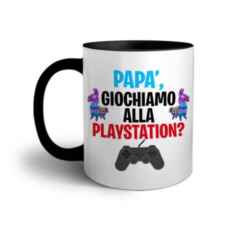 Tazza papà giochiamo alla playstation Per il papà