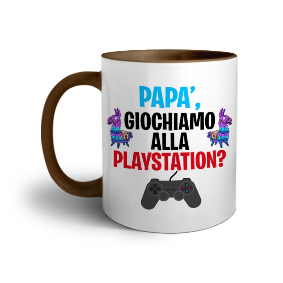 Tazza papà giochiamo alla playstation Per il papà