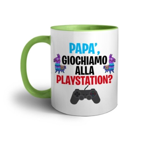 Tazza papà giochiamo alla playstation Per il papà