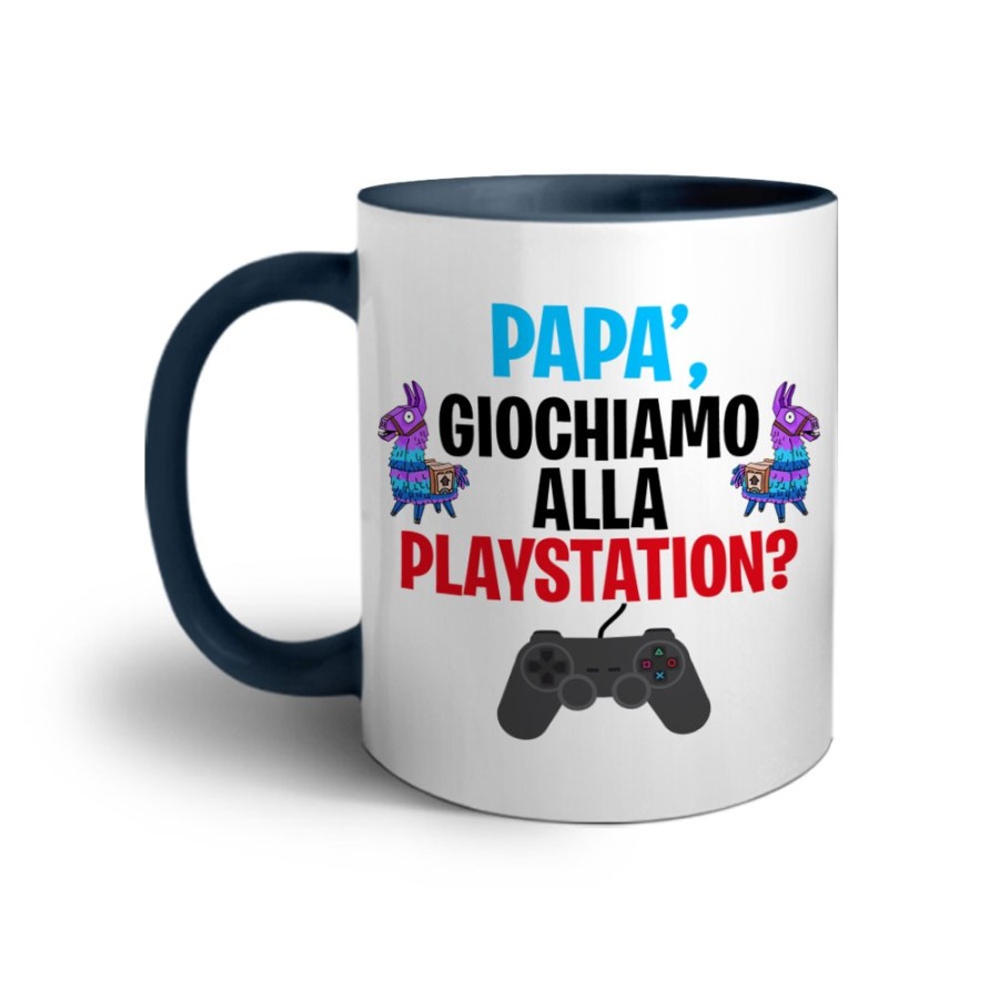 Tazza papà giochiamo alla playstation Per il papà