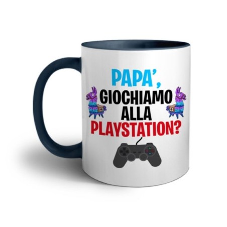 Tazza papà giochiamo alla playstation Per il papà
