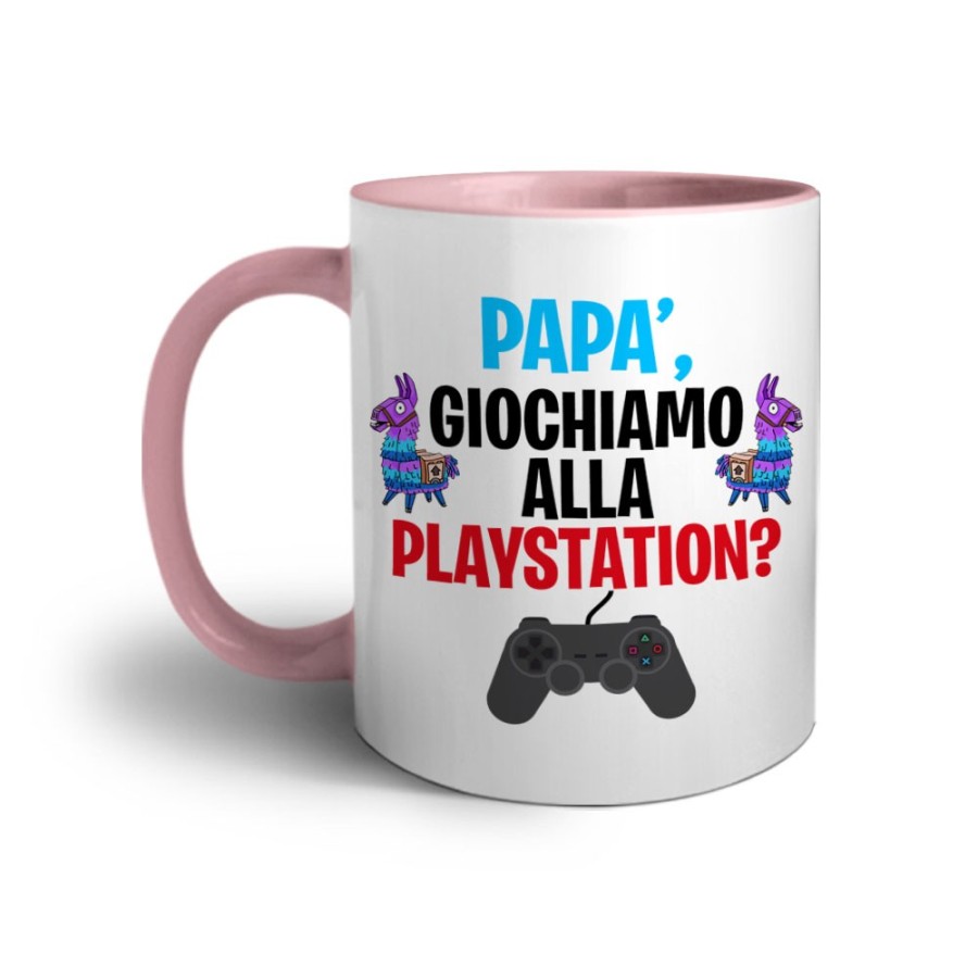 Tazza papà giochiamo alla playstation Per il papà