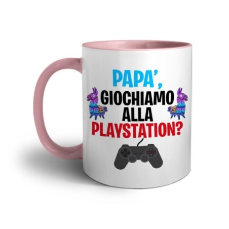 Tazza papà giochiamo alla playstation Per il papà