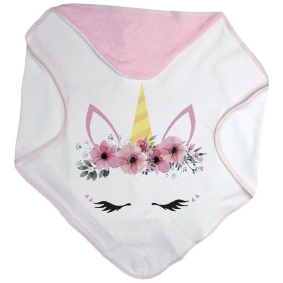 Accappatoio neonata colorful unicorn Per la famiglia