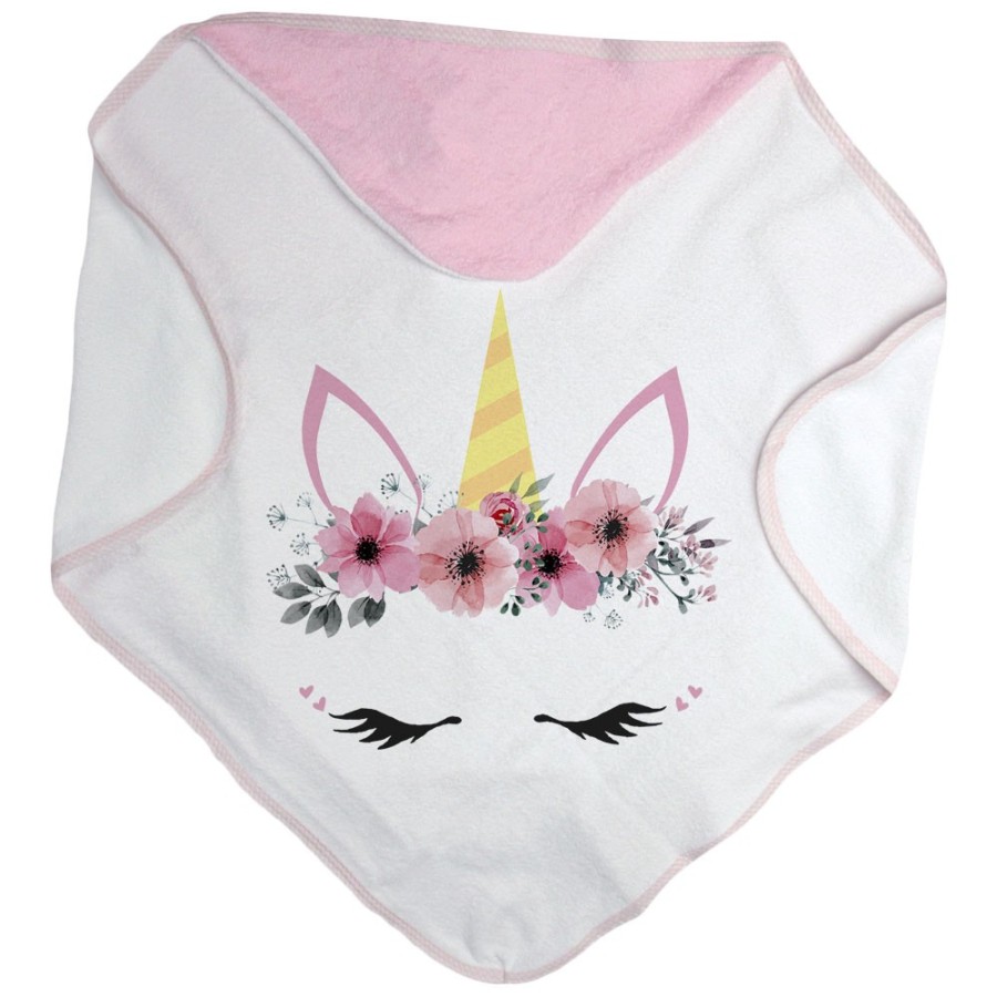 Accappatoio neonata colorful unicorn Per la famiglia