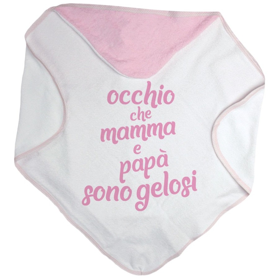 Accappatoio neonato occhio che mamma e papà sono gelosi Per la famiglia