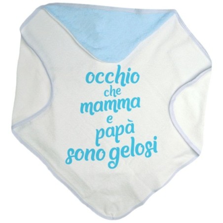 Accappatoio neonato occhio che mamma e papà sono gelosi Per la famiglia