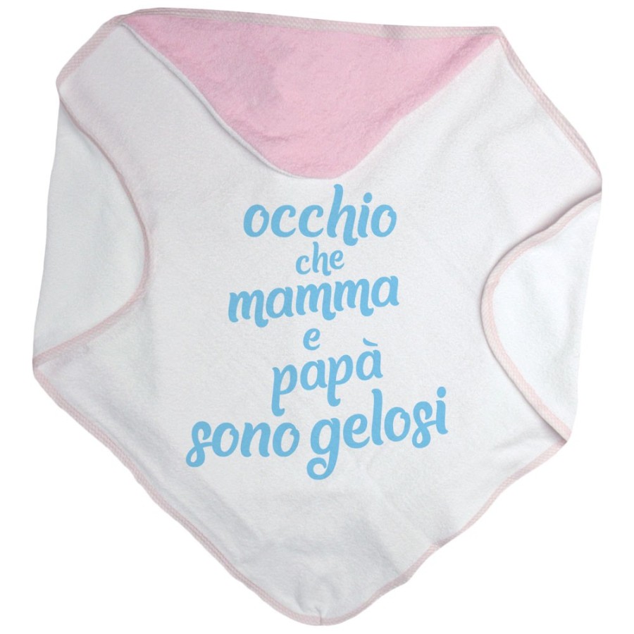 Accappatoio neonato occhio che mamma e papà sono gelosi Per la famiglia