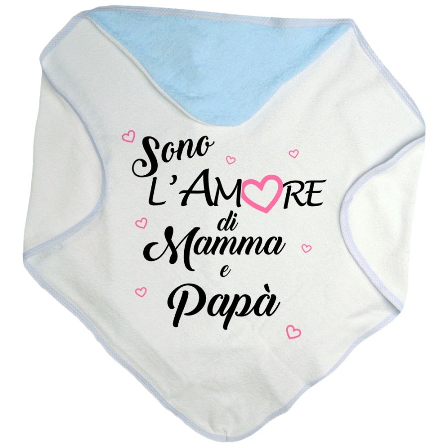 Accappatoio neonato sono l'amore di mamma e papà Per la famiglia