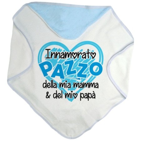 Accappatoio neonato innamorato pazzo della mia mamma e...