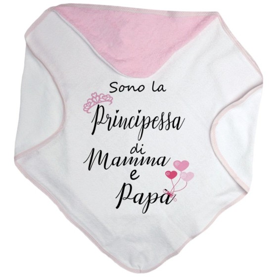 Accappatoio neonata sono la principessa di mamma e papà Per la famiglia