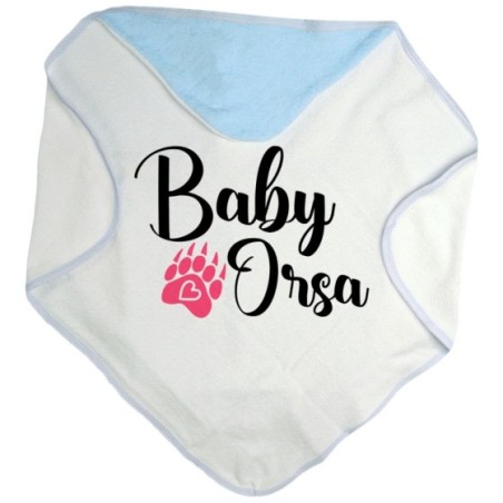 Accappatoio neonato baby orso baby orsa con impronta Per la famiglia