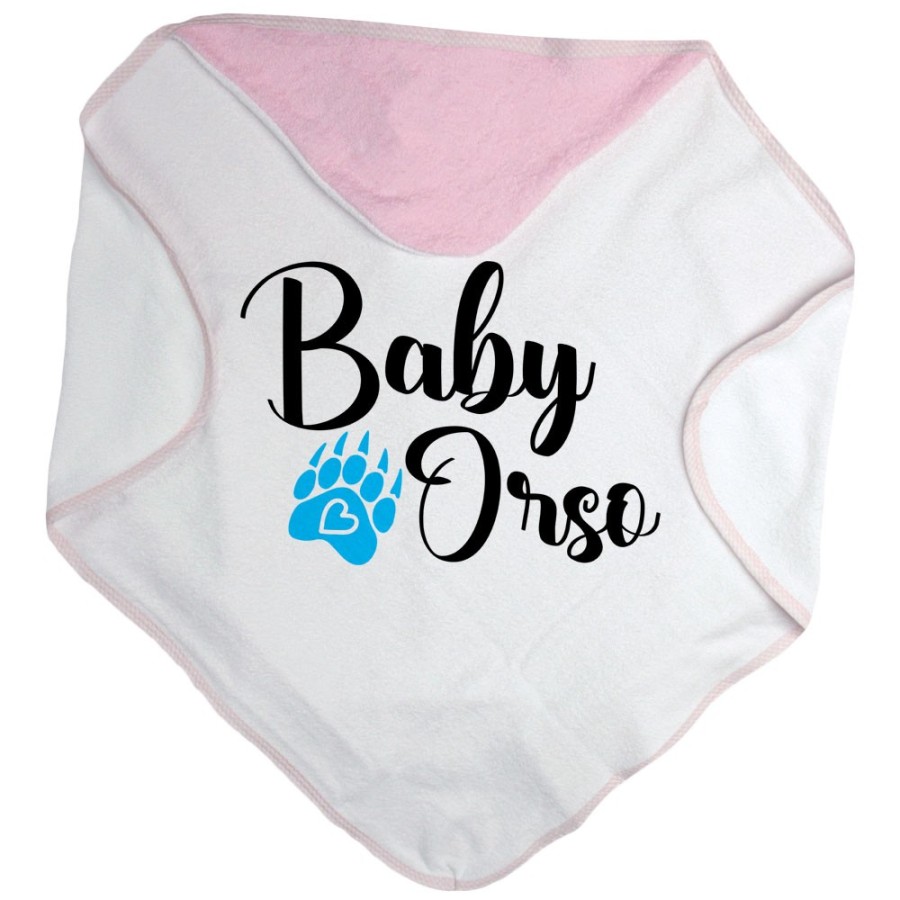Accappatoio neonato baby orso baby orsa con impronta Per la famiglia
