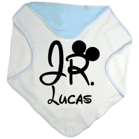Accappatoio neonato personalizzabile con nome jr Per la famiglia