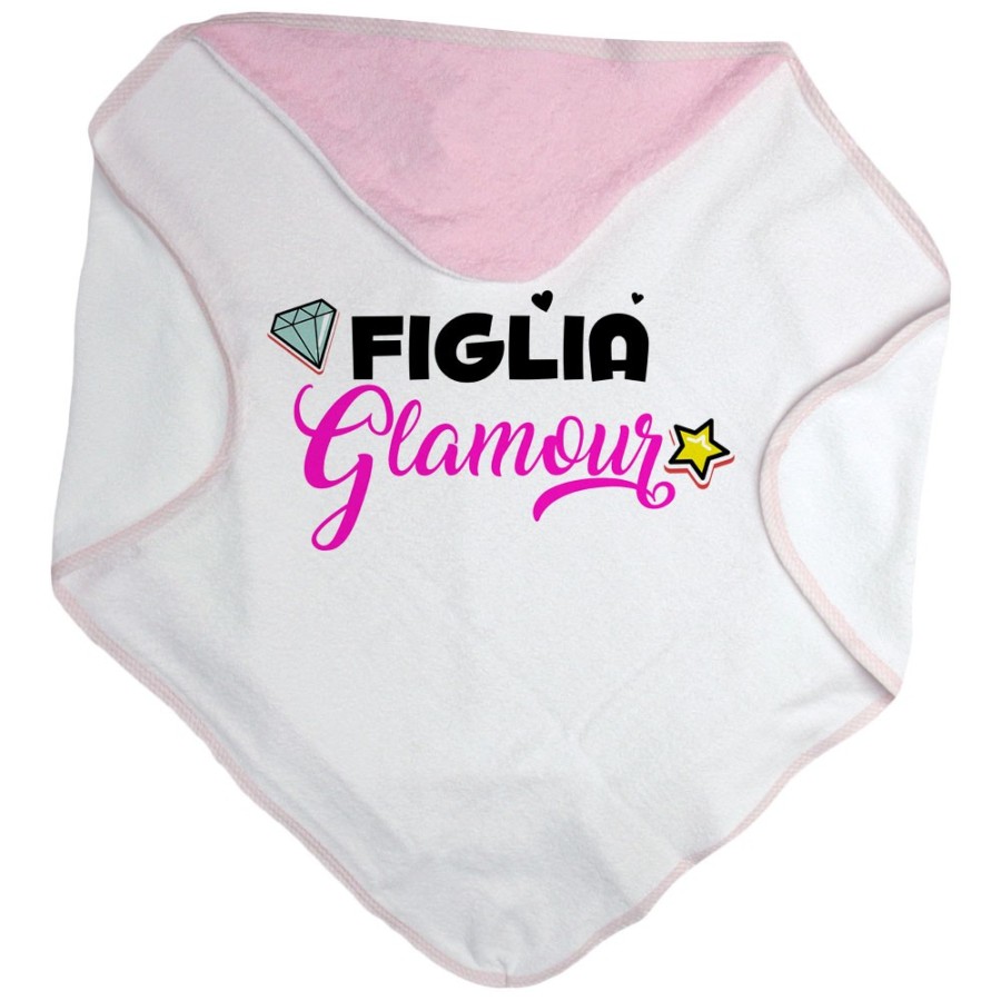 Accappatoio neonata figlia glamour Per la famiglia