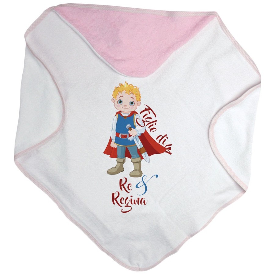 Accappatoio neonata figlio di un re e regina royal Per la famiglia