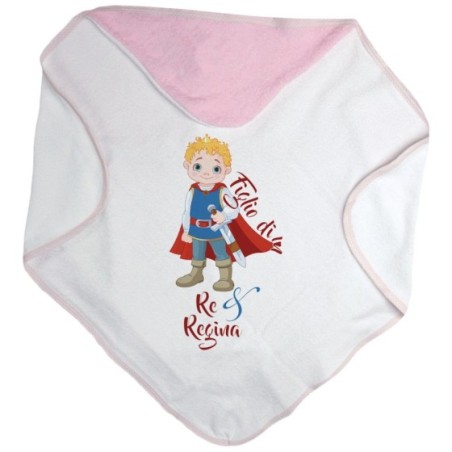 Accappatoio neonata figlio di un re e regina royal Per la famiglia