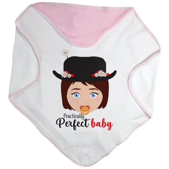 Accappatoio neonata practically a perfect baby Per la famiglia
