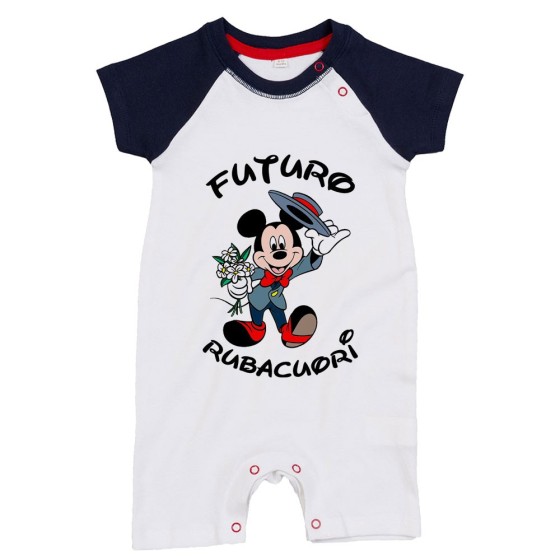Pagliaccetto neonato futuro rubacuori con topolino Cartoon