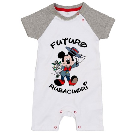 Pagliaccetto neonato futuro rubacuori con topolino Cartoon