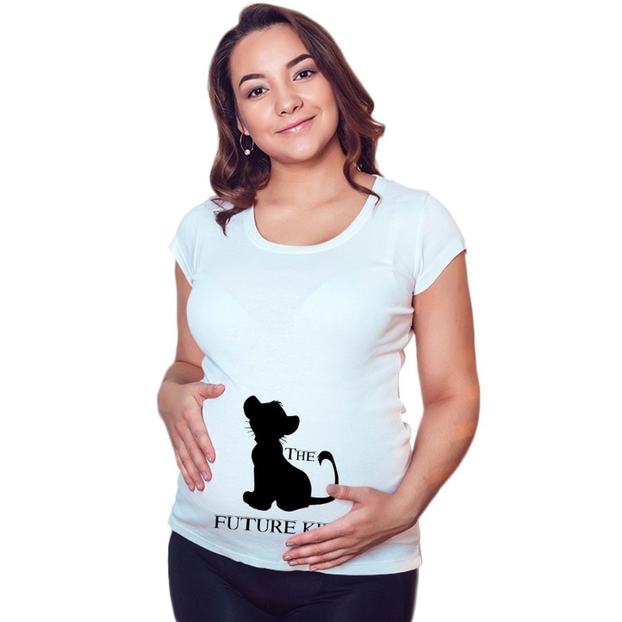 Maglia premaman the future king queem lion Per la famiglia