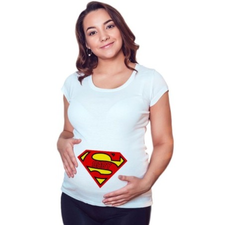Maglia premaman super baby superman Per la famiglia