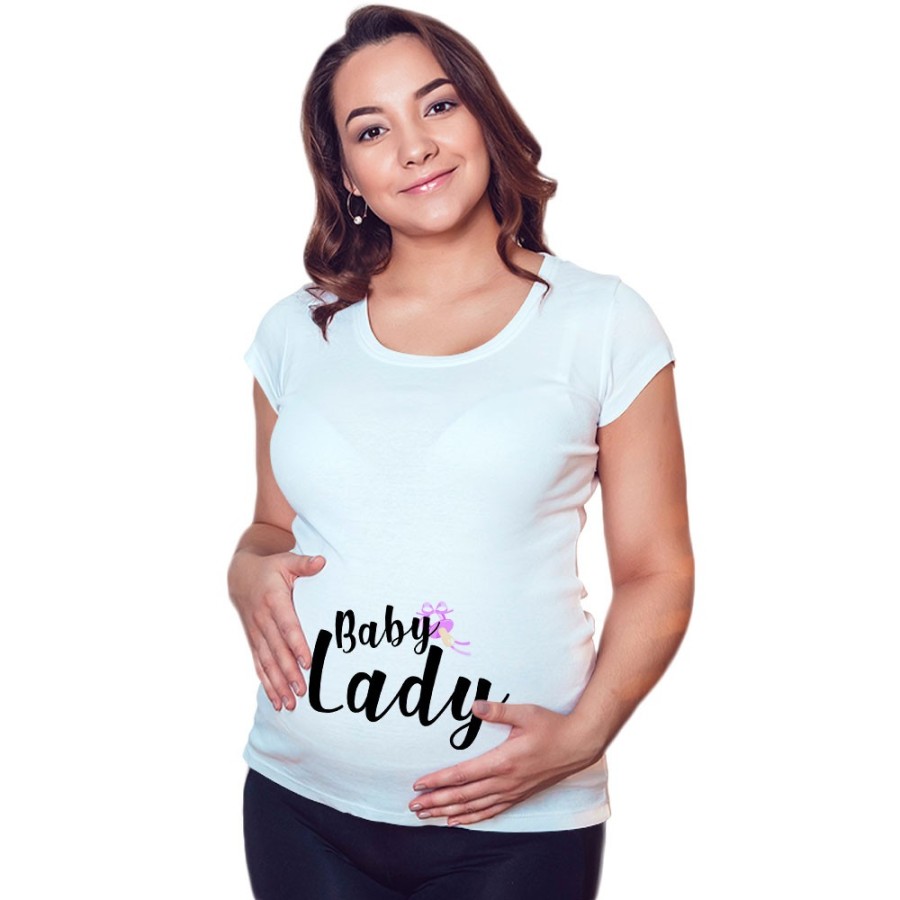 Maglia premaman baby boy baby girl Per la famiglia