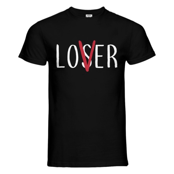 Maglia uomo loser - lover Frasi