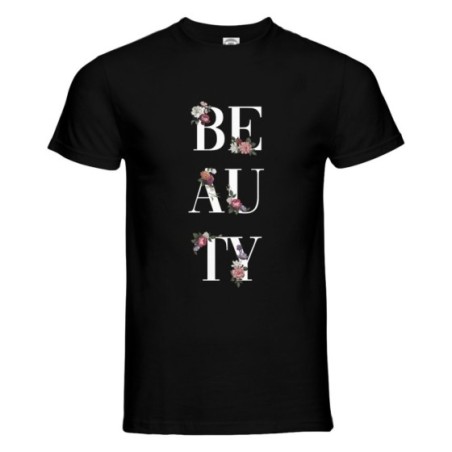T-shirt uomo beauty fleur Frasi