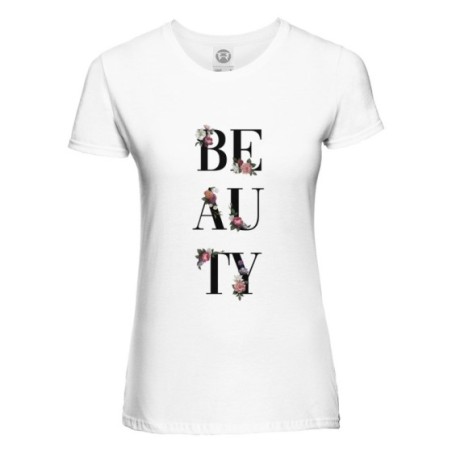 T-shirt donna beauty fleur