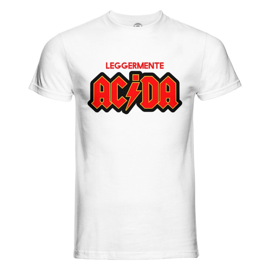 T-shirt uomo acida Frasi
