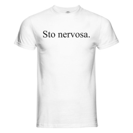 T-shirt uomo sto nervosa Frasi