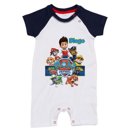 Pagliaccetto neonato personalizzato con nome personaggi...