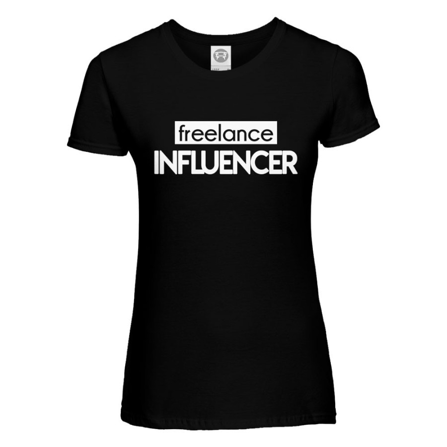 T-shirt donna freelance influencer Frasi
