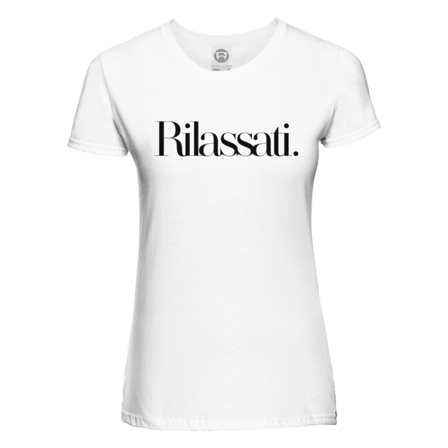 T-shirt donna rilassati Frasi