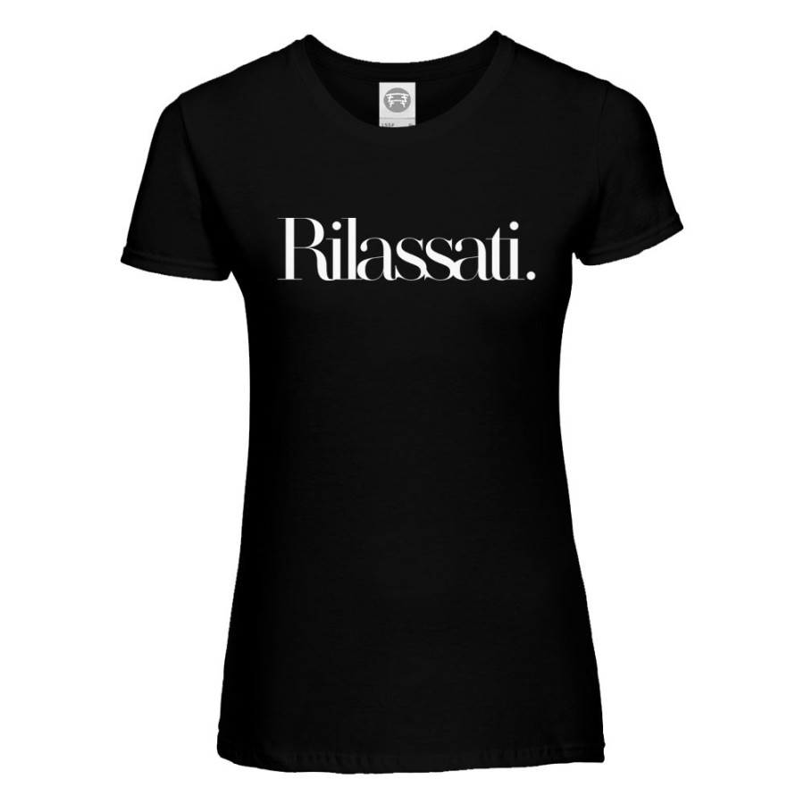 T-shirt donna rilassati Frasi
