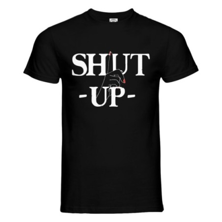 Maglia uomo shut up Frasi